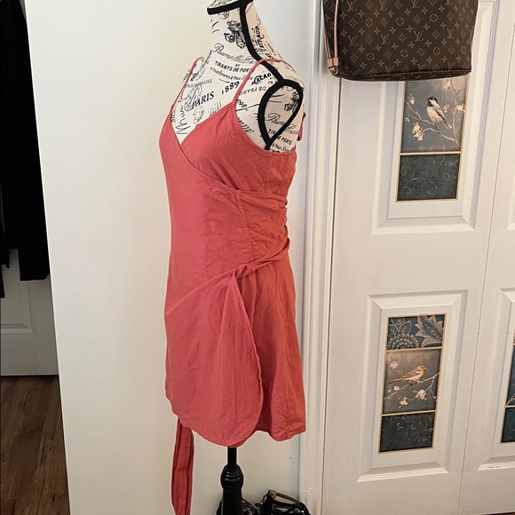 Billabong Coral Mini Wrap Dress - Picture 7 of 11